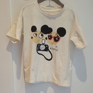 Mini Rodini Mouse Camera Tee 5/7yr